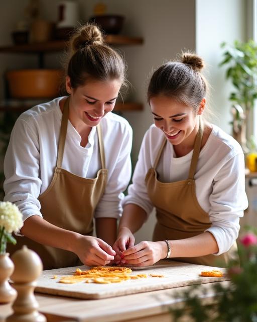 I fondatori di Balcone Alpino al lavoro nel loro laboratorio artigianale.